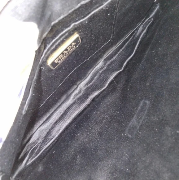 Prada Hand Bag  Black Silk Satin - Picture 8 of 9